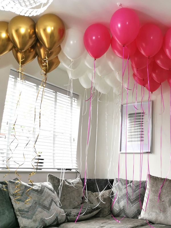 Helium-Filled Ceiling Balloons