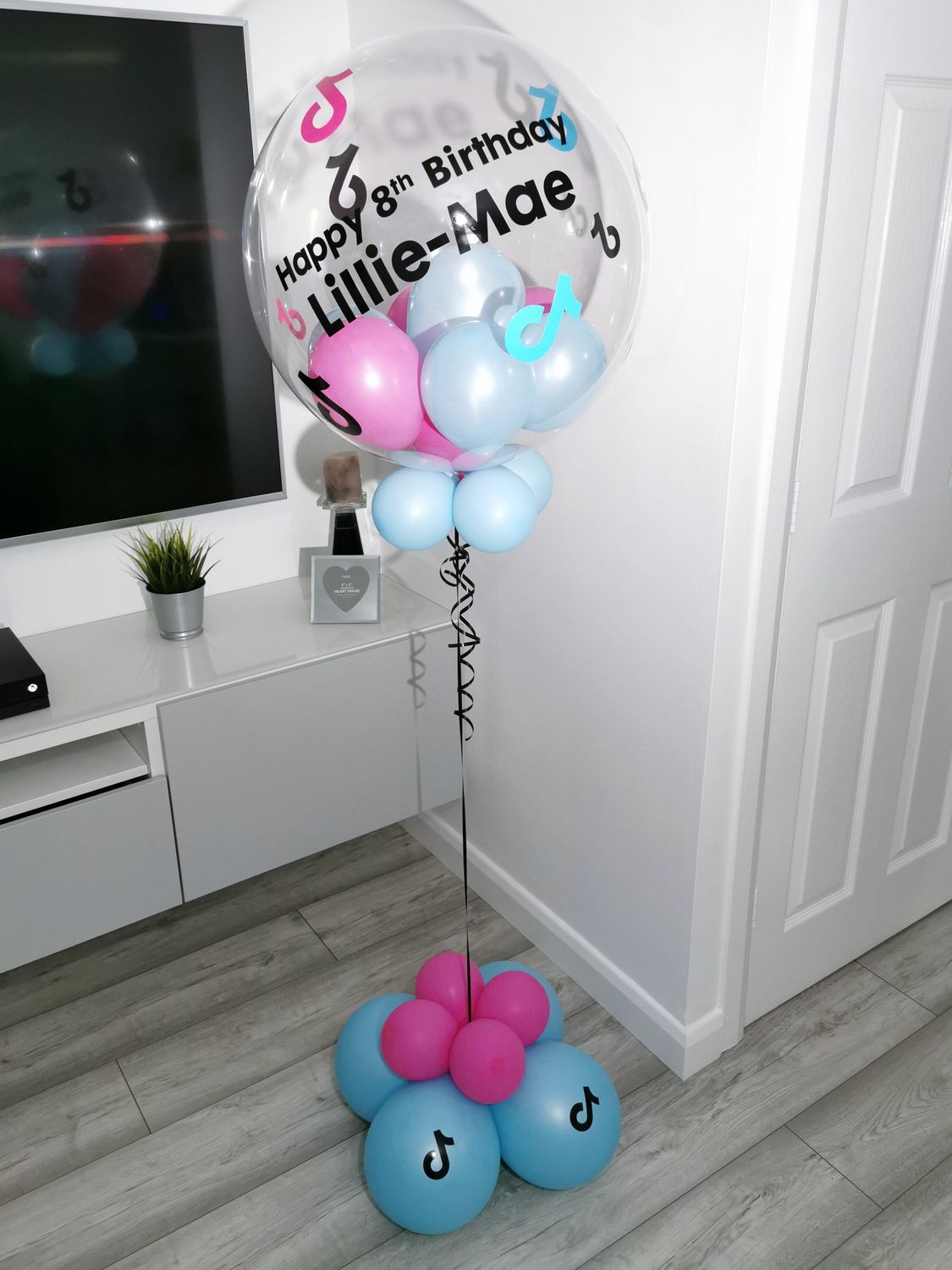 Tik Tok Themed Bubble Balloon