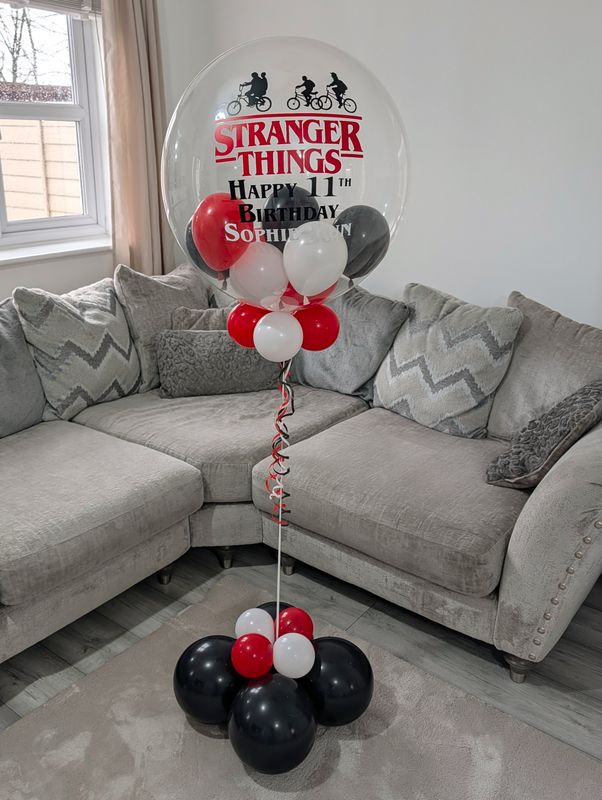 Stranger Things Themed Bubble Balloon