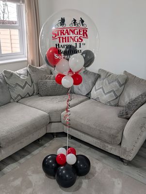 Stranger Things Themed Bubble Balloon