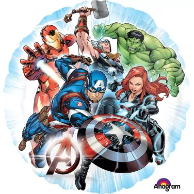 Avengers Round Foil Balloon