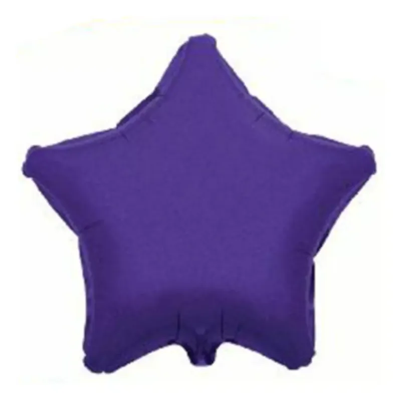 Purple 20 Inch Personalised Helium Filled Star Balloon