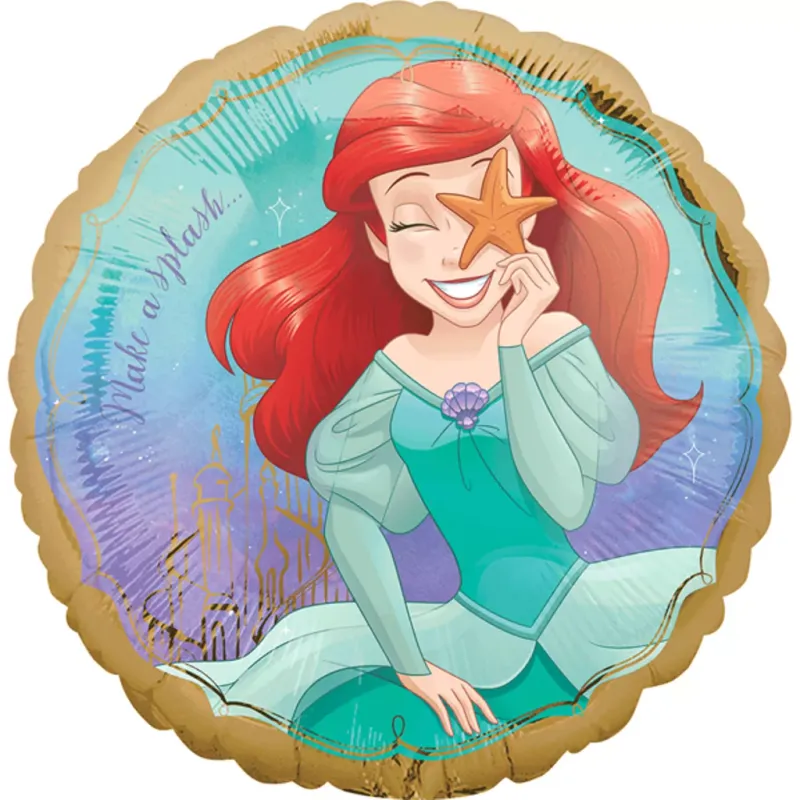 Disney Princess Ariel Round Foil Balloon