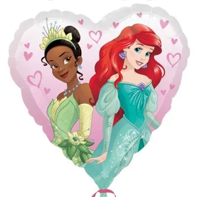 Heart Disney Princess Foil Balloon