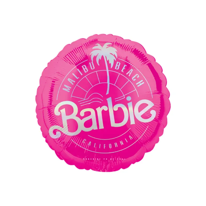 Barbie Malibu Hot Pink Round Foil Balloon
