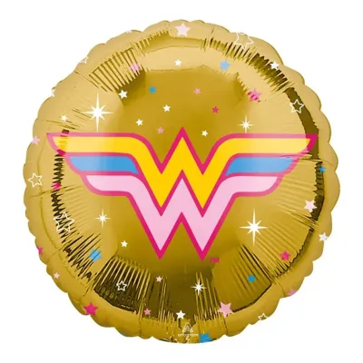 Wonder Woman Round Foil Balloon