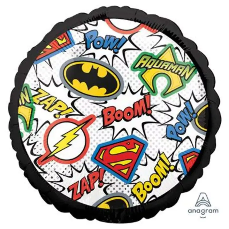 Justice League Round Foil Balloon