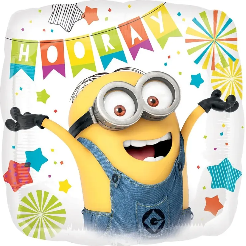 Minions Hooray Party Foil Balloon