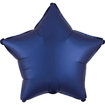 Navy 17 Inch Personalised Helium Filled Star Balloon