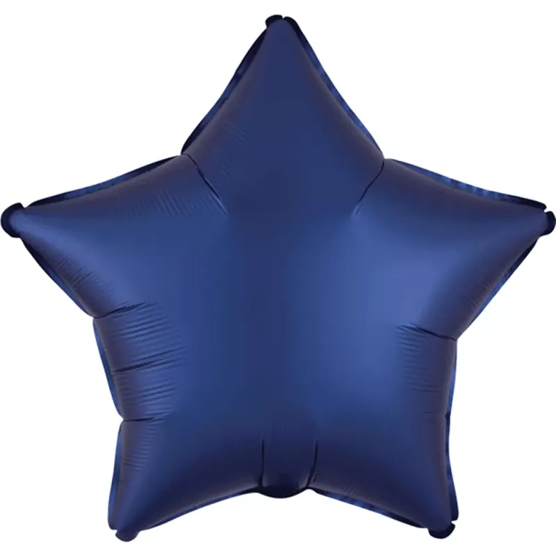 Navy 17 Inch Personalised Helium Filled Star Balloon