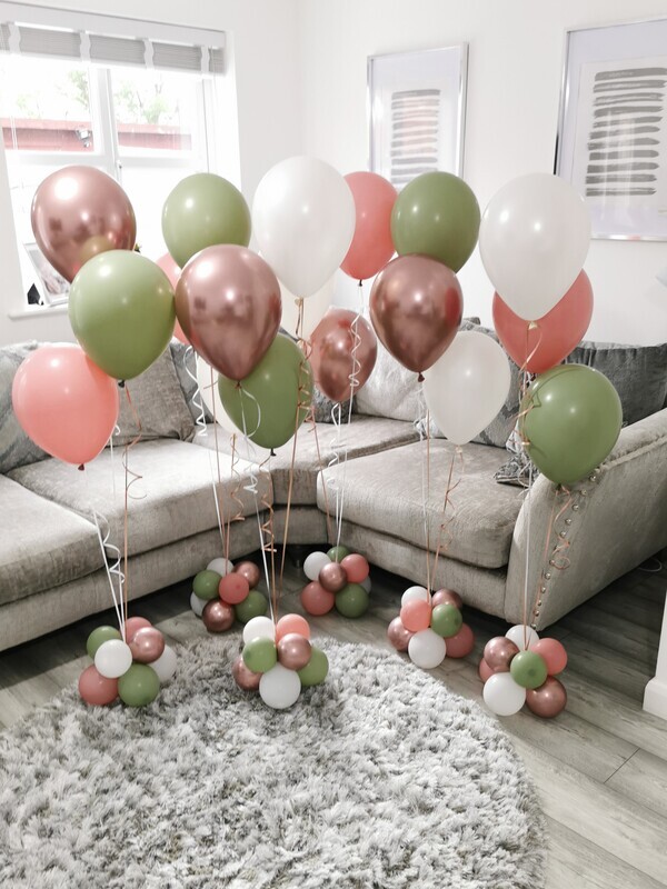 Choose Your Own Colours Latex Balloon Bouquets