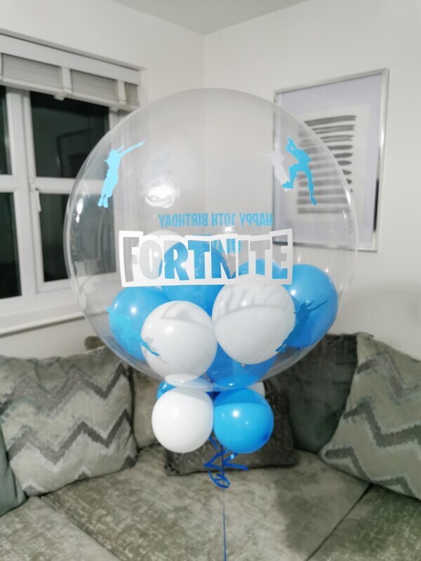Fortnite Themed Bubble Balloon