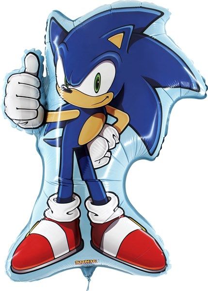 Giant Sonic The Hedgehog Helium Balloon – Inflated Delivery in Tyldesley &amp; Manchester