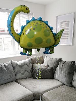 Giant Brontosaurus Dinosaur Helium Balloon – Inflated Delivery in Tyldesley &amp; Manchester