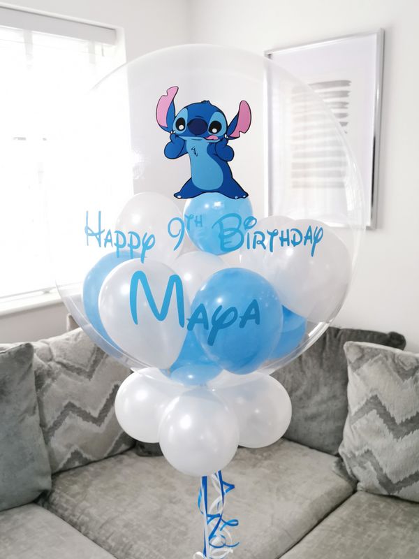 Stitch Themed Bubble Balloon