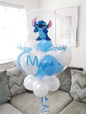 Stitch Themed Bubble Balloon