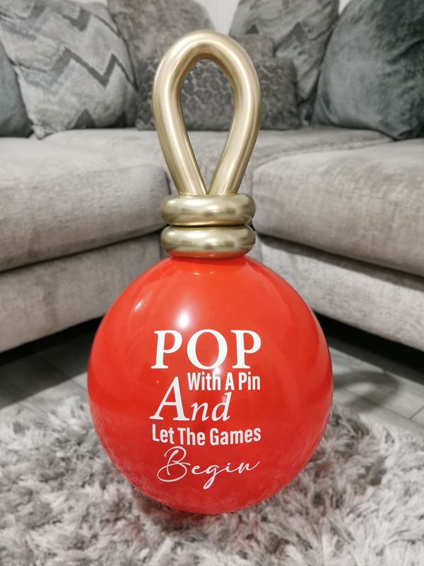 Elf Arrival Bauble Balloon