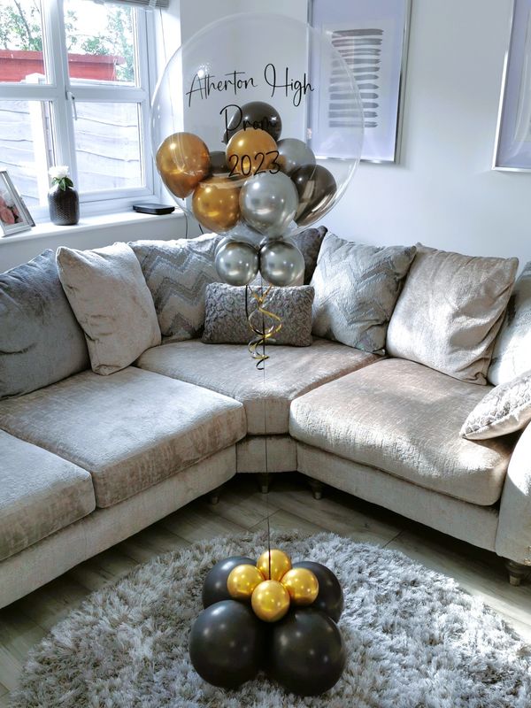 Prom 2026 Personalised Bubble Balloon Filled With Mini Balloons