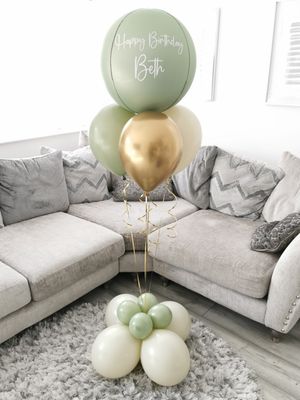 Design Your Own Personalised Pyramid Orbz/Globe Balloon