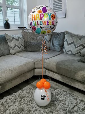 Happy Halloween Helium Filled Foil Surprise Balloon