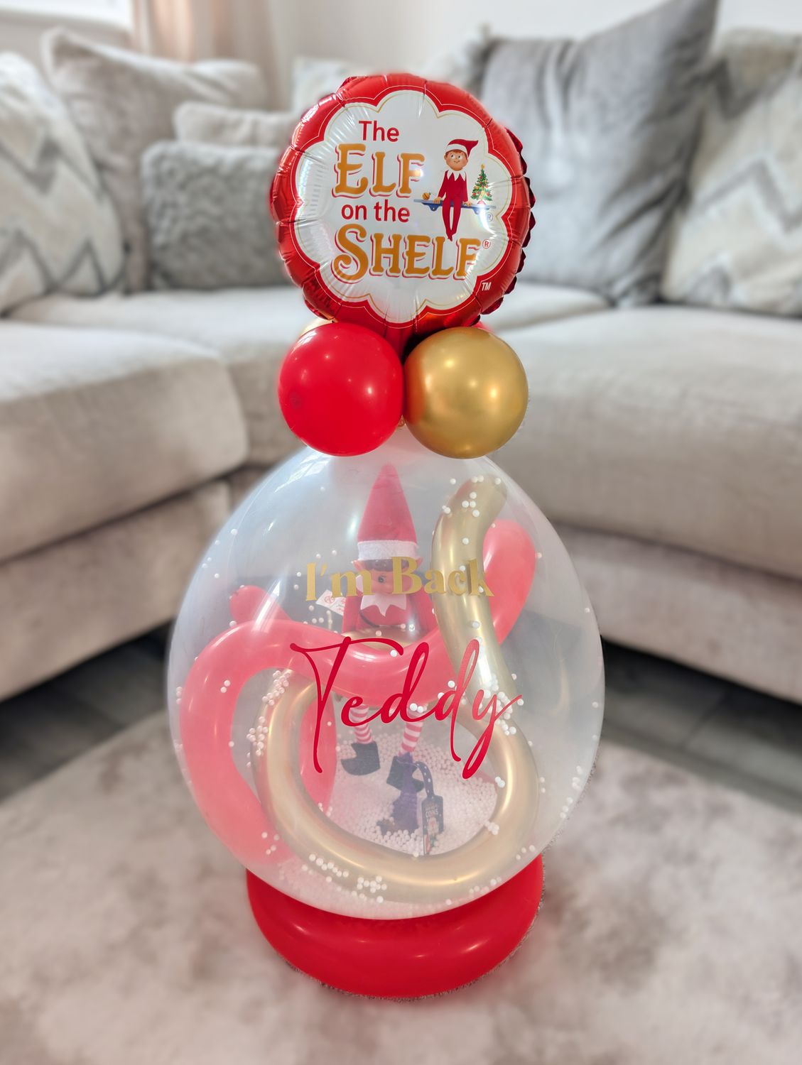 Red Elf on the Shelf “I’m Back” Stuffing Balloon