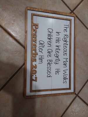 Bible Verse 10&quot;x14&quot; 3D Wall Art