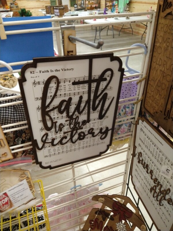 Faith is they Victory Hymn 10&quot;x14&quot; 3D Wall Art