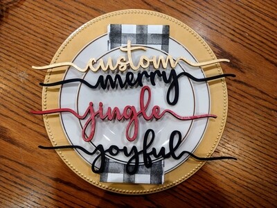 Holiday Place Cards | Thanksgiving Décor | Wooden Place Cards