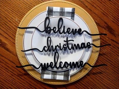 Holiday Place Cards | Thanksgiving Décor | Wooden Place Cards