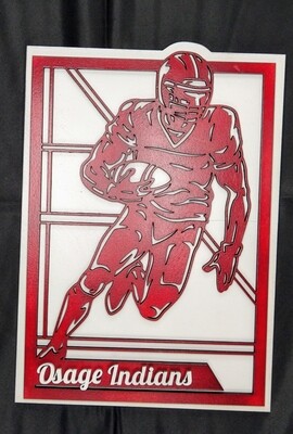 Personalized 3D Sports Wall Art ~Band~ ~Cheer~ ~Football~
