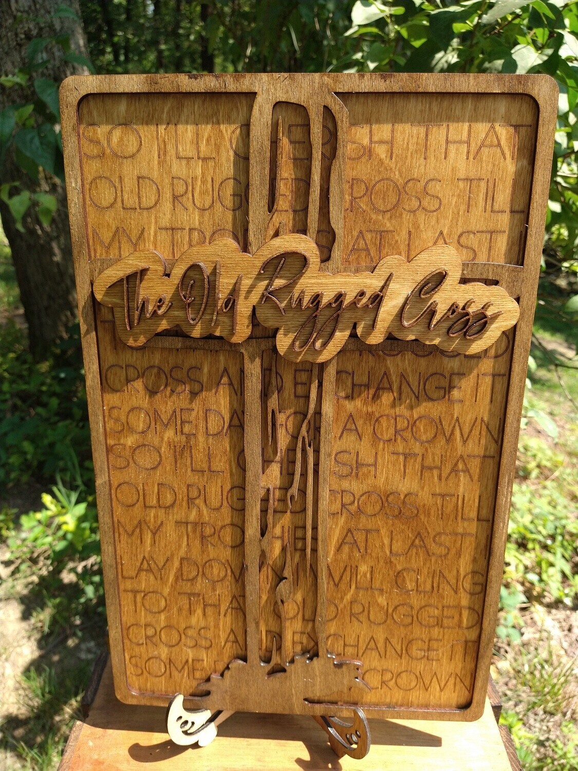 The Old Rugged Cross 3D Wall Art