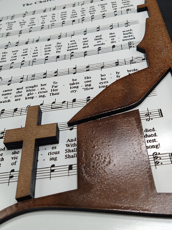 Church's One Foundation 10"x14" 3D Wall