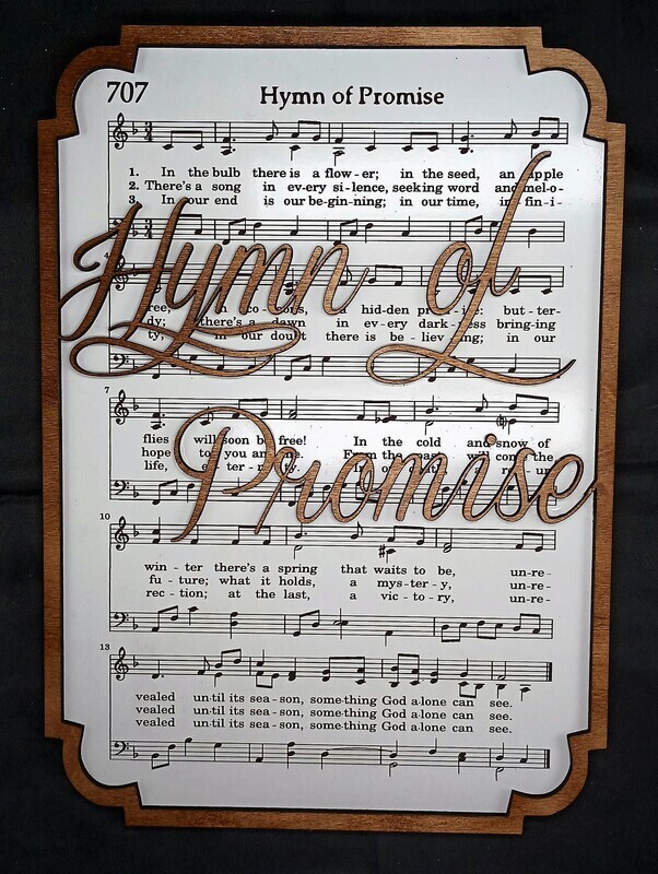 He Touched Me Hymn 10&quot;x14&quot; 3D Wall Art