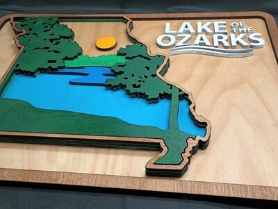 Lake of the Ozarks Missouri 3D Wall Art
