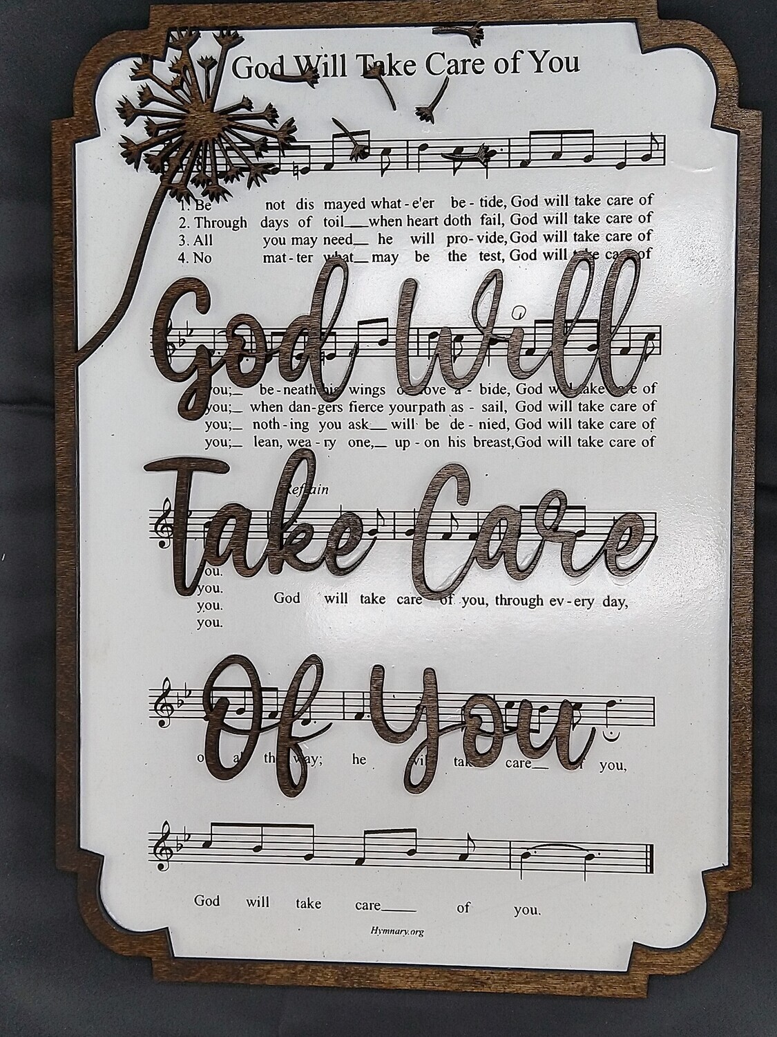 Hallelujah Hymn 10&quot;x14&quot; 3D Wall Art