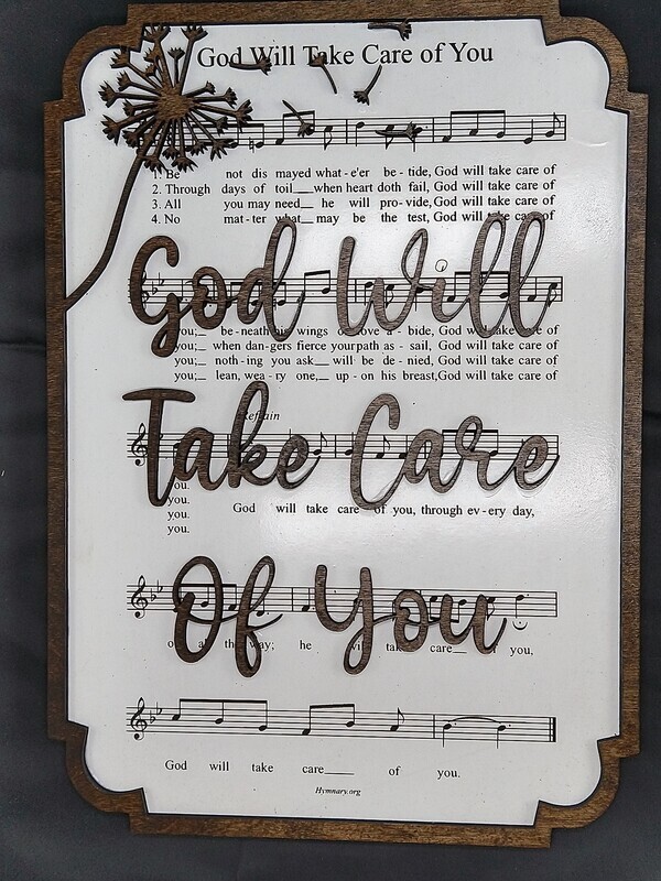 Hallelujah Hymn 10&quot;x14&quot; 3D Wall Art