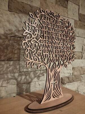 Glory Be To the Father Olive Tree 3D Art