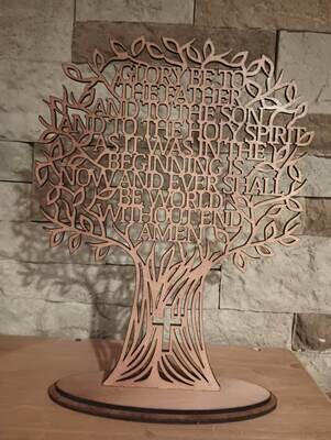 Glory Be To the Father Olive Tree 3D Art