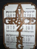 Amazing Grace Hymn 10&quot;x14&quot; 3D Wall