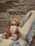 Cozy Handmade Crocheted Baby Blanket