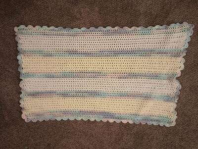 Cozy Handmade Crocheted Baby Blanket