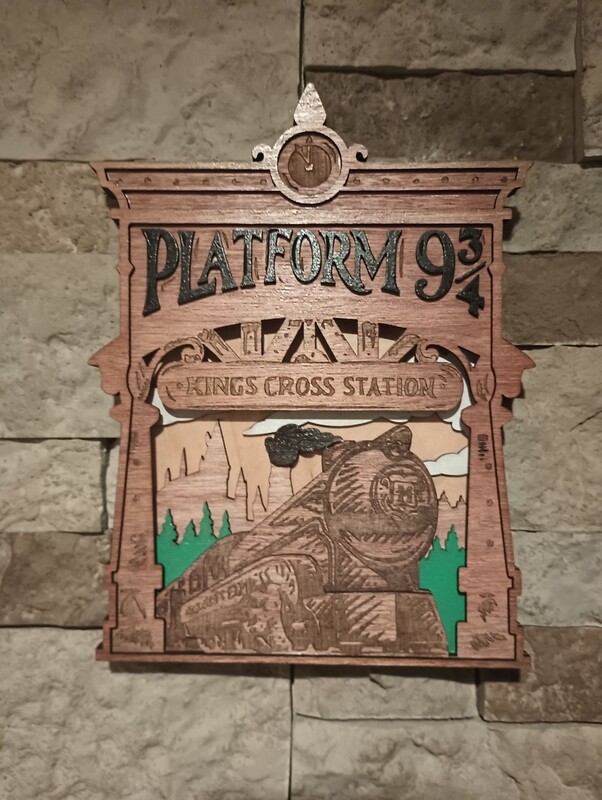 PLATFORM 12&quot;x9&quot; 3D Wall Art