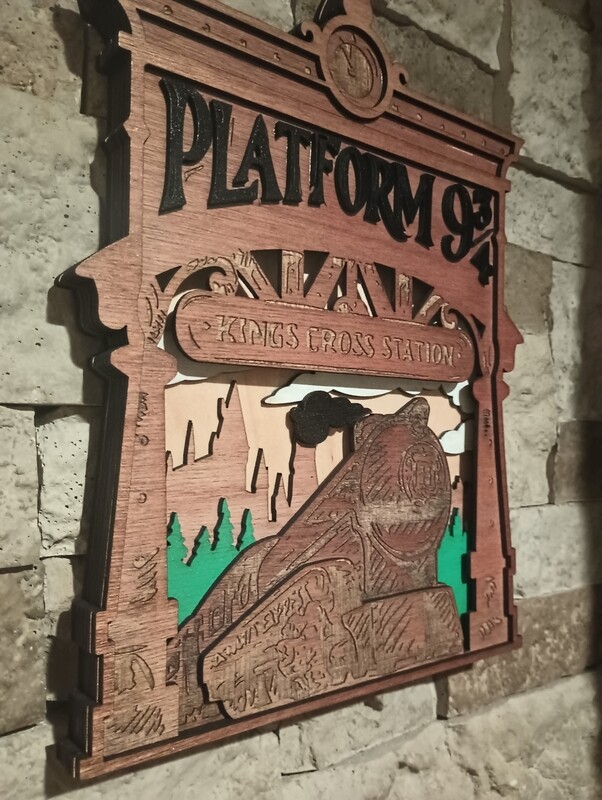 PLATFORM 12"x9" 3D Wall Art
