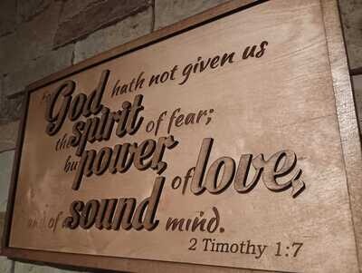 2 Timothy 1:7 3D Wall Art