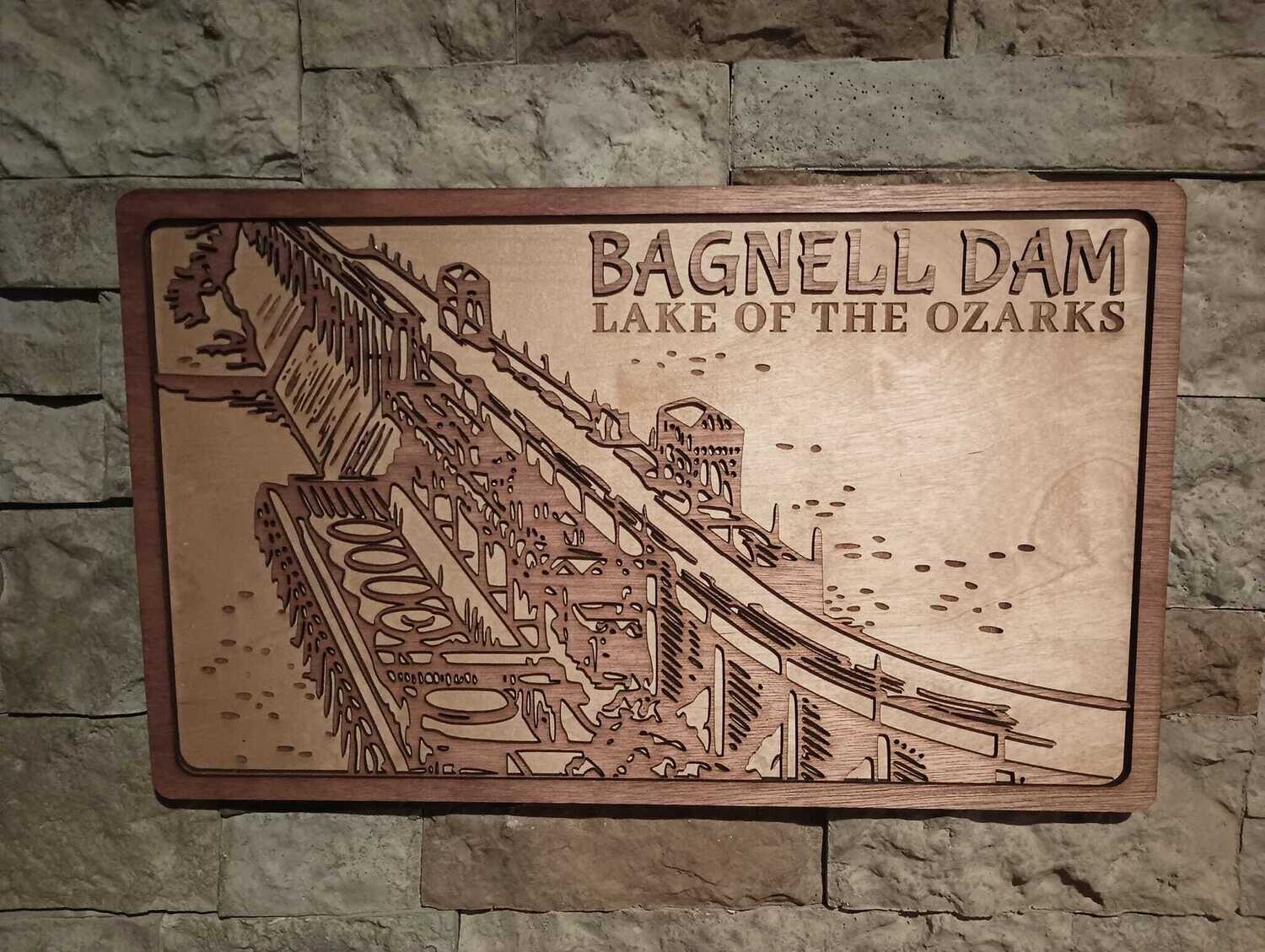 Bagnell Dam 3D Artwork
