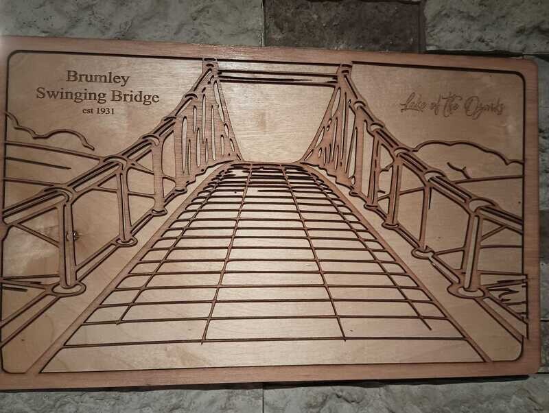 BRUMLEY SWINGING BRIDGE 3D Artwork