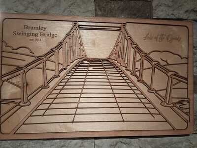 BRUMLEY SWINGING BRIDGE 3D Artwork