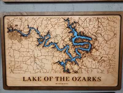 Lake of the Ozark MAP 3D Artwork