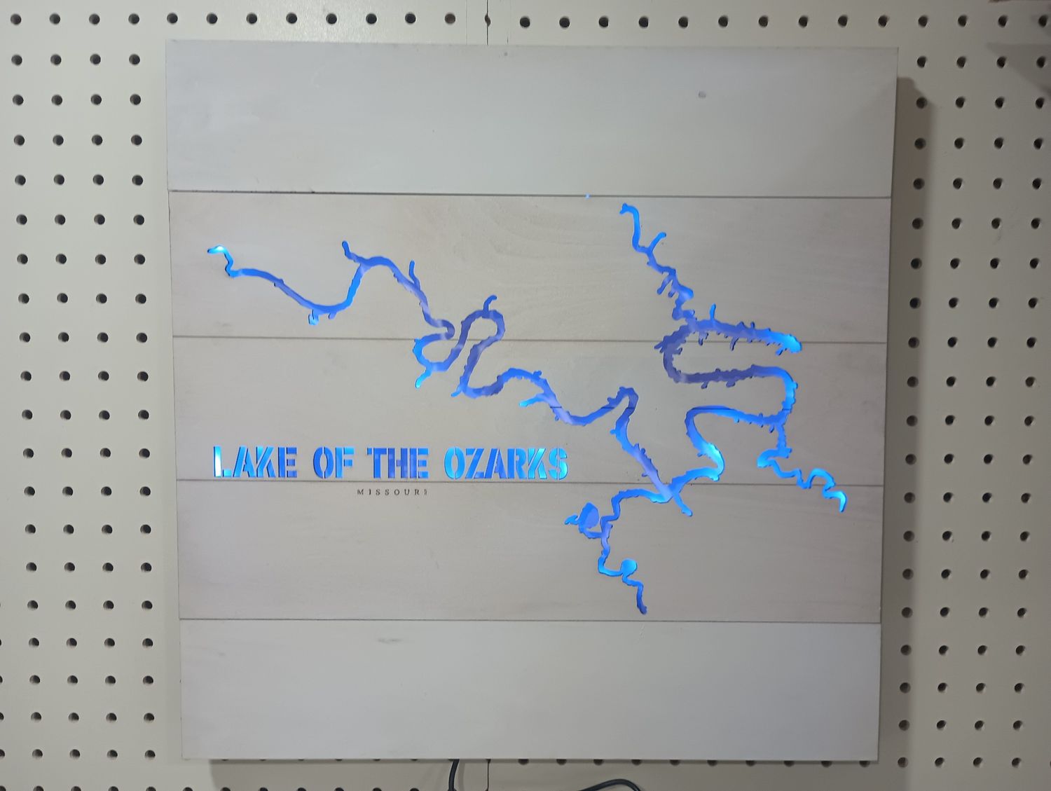 Lake of the Ozarks Lighted LED 3D Art