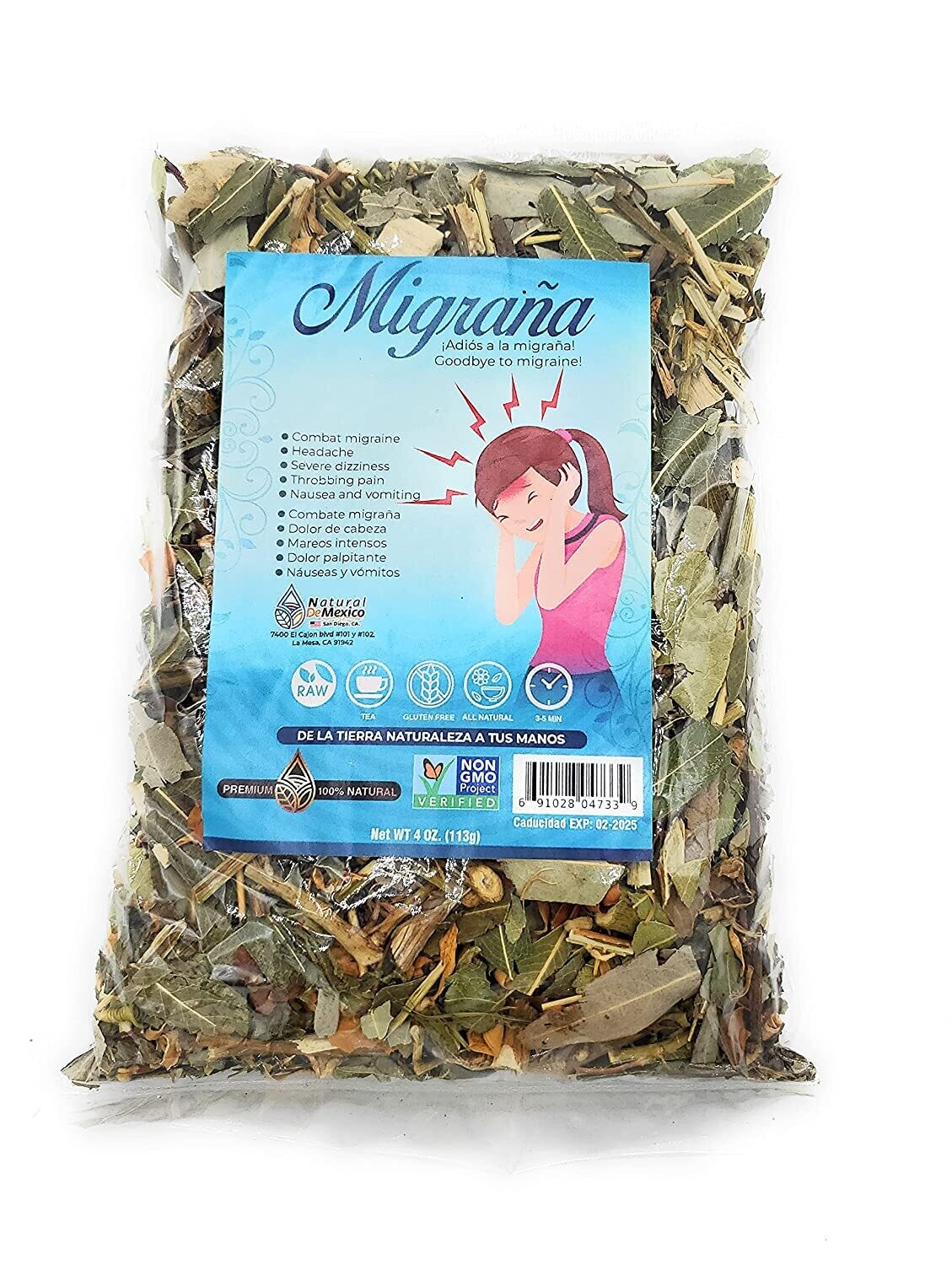 Compuesto Migraña /Té (4oz)